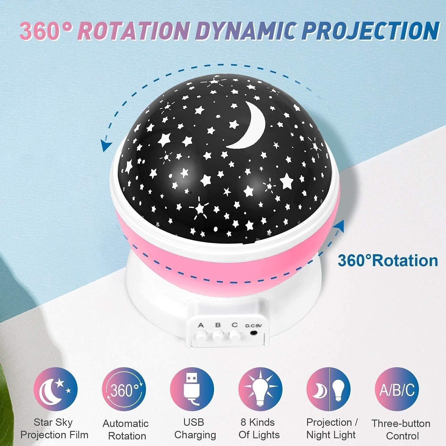 Magical Star Moon Night Light for Cozy Evenings